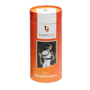 Backgym Sport Verpackung in Orange mit weissem Hintergrund