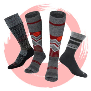 Ski-Socken Bundle zusammengestellt aus verschiedenen Sockwell-Socken mit Merinowolle