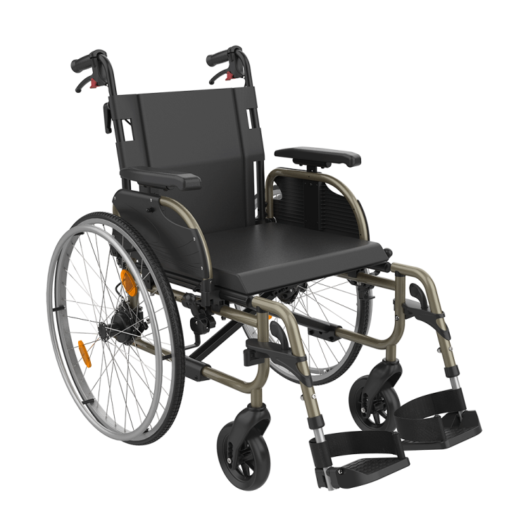 Birkenrot Rollstuhl Icon 20 in der Farbe champagner mit weissem Hintergrund